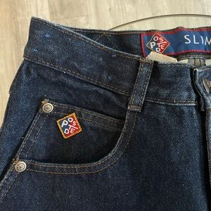90’s vintage POSTED denim dark wash jeans